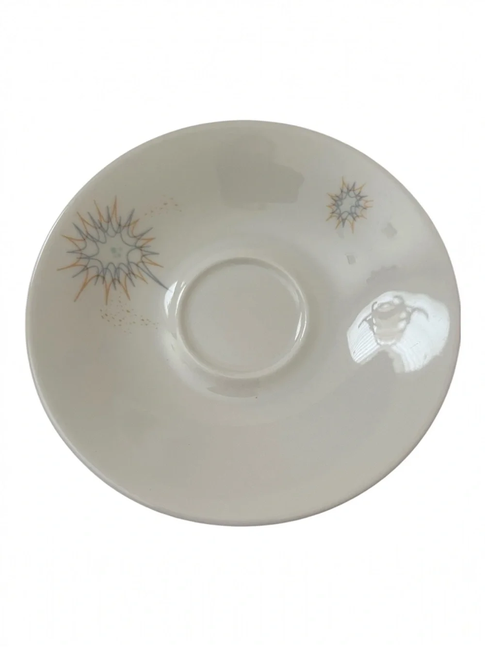 Vintage Iroquois Impromptu Ben Seibel Atomic Starburst Saucer MCM 6”